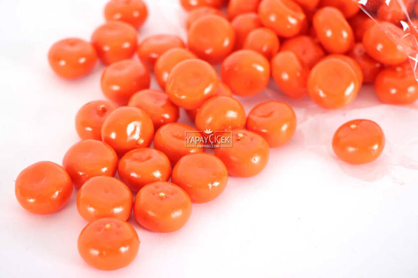 100lü Paket Mini Yapay Mandalina - 2