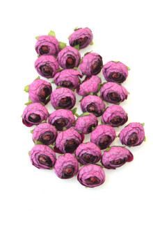 25li Paket Yapay Küçük Kafa Şakayık Mor - Yapay Çiçek Sitesi