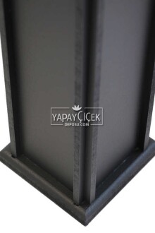 50 cm Siyah Ahşap Vazo Trend Model - 4