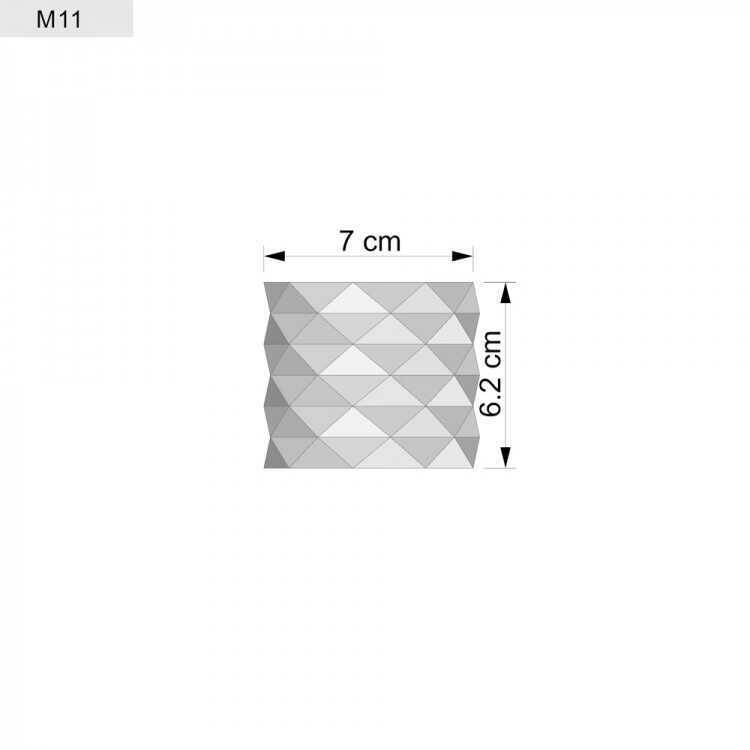 7li Beton Saksı Boyanabilir Hobi Seti - 3