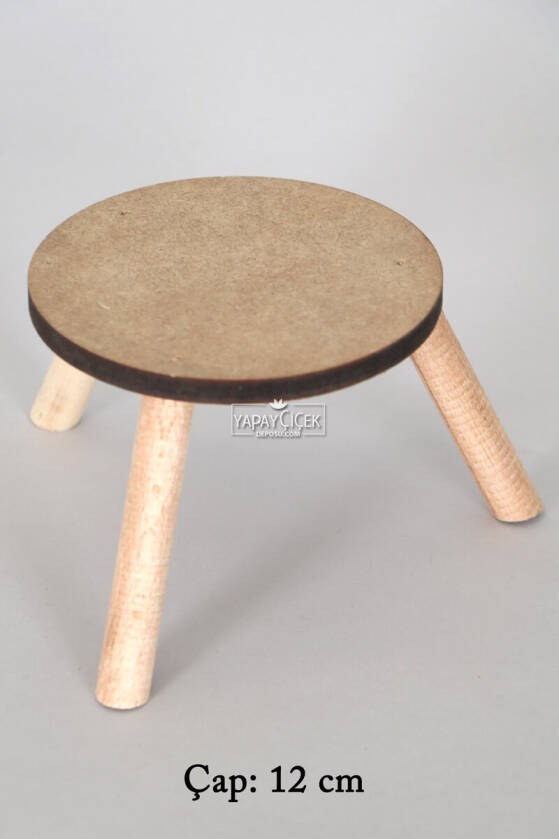Ahşap Saksı Ayak Çap 12 cm - 1