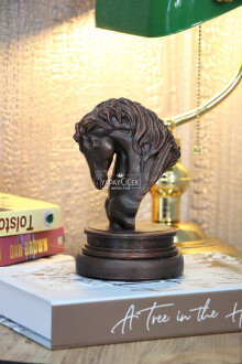 Antik At Heykeli, At Büstü, At Biblo 17 cm Kahverengi - Yapay Çiçek Sitesi