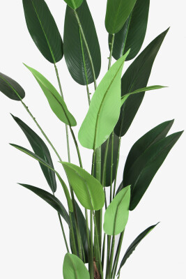 Antrasit Saksıda Yapay 22 Yapraklı Starliçe Ağacı 200 cm - 2