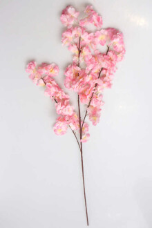 Bahar Dalı Dekoratif Yapay Çiçek 100cm Açık Pembe - 2