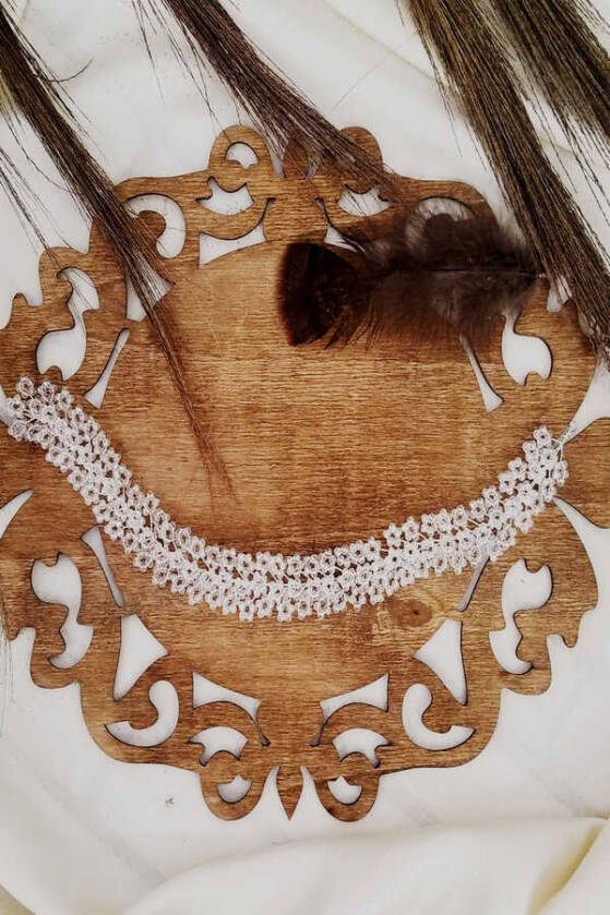 Büyülü Işıltı Şeffaf Gelin Tacı - 2