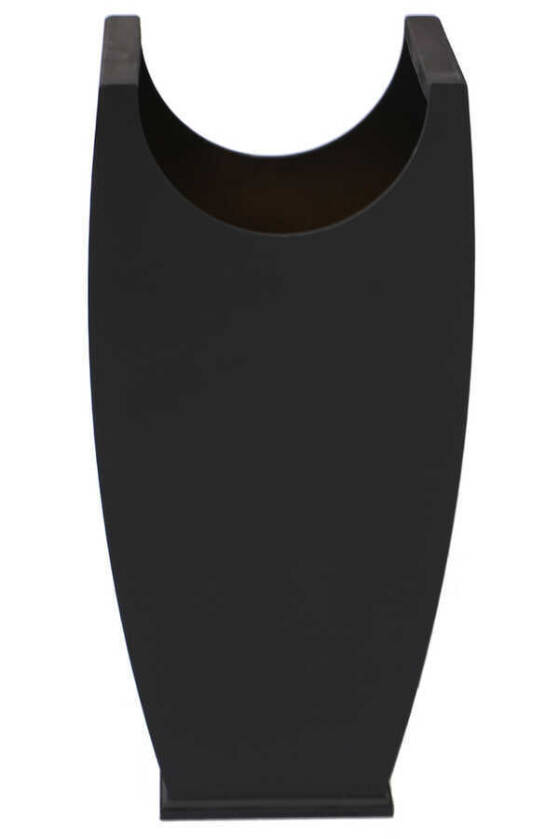 Dekoratif Ahşap Çiçeklik Saksı Baca Model Siyah - 2