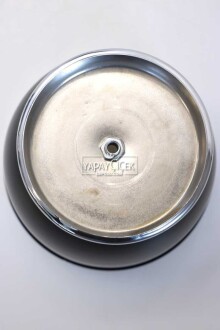 Dekoratif Metal Vazo - Saksı Siyah Gümüş 17 cm - 2