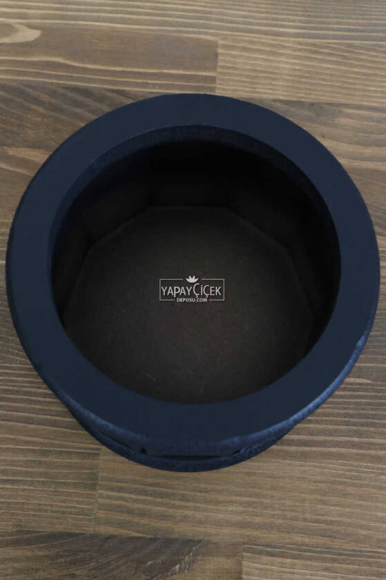 Dekoratif Mini Ahşap MDF Saksı Çiçeklik 13 cm - 2