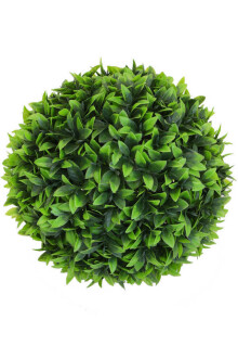 Dekoratif Yapraklı Şimşir Top 27 cm - Yapay Çiçek Sitesi