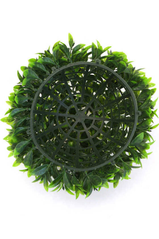 Dekoratif Yapraklı Şimşir Top 27 cm - 2