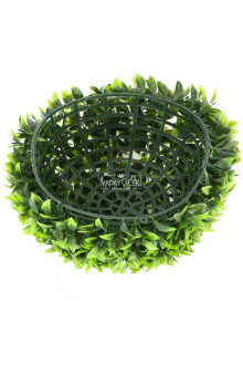 Dekoratif Yapraklı Şimşir Top 35 cm - 3