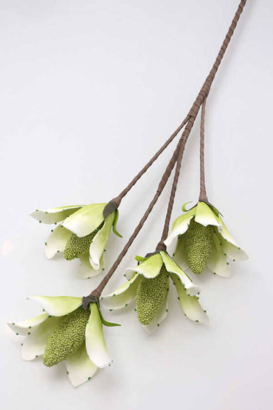 Exclusive Yapay Çiçek 4 Tropik Meyveli Lateks Dal Yeşil - 3