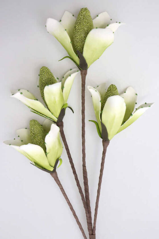 Exclusive Yapay Çiçek 4 Tropik Meyveli Lateks Dal Yeşil - 5