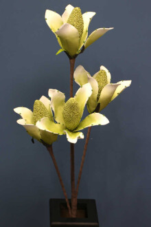 Exclusive Yapay Çiçek 4 Tropik Meyveli Lateks Dal Yeşil - 6