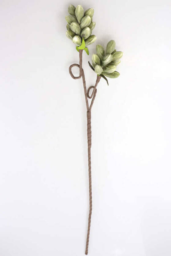Exclusive Yapay Çiçek Ara Dal Lateks Enginar 100 cm Yeşil - 2