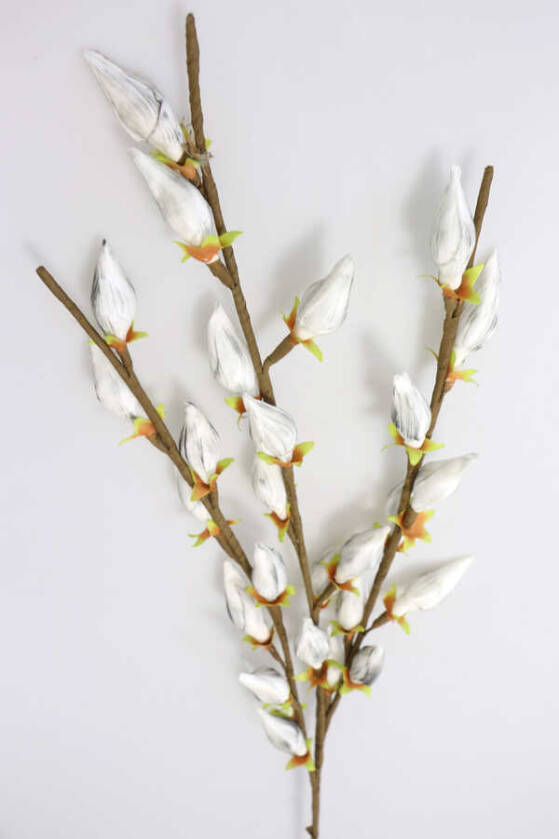 Exclusive Yapay Çiçek Premium Beyaz Dekoratif Dal 100 cm - 1