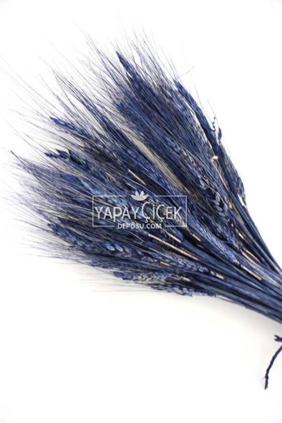 Kuru Başak Demeti Deniz Mavisi - 2