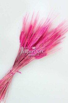 Kuru Başak Demeti Fuşya - Yapay Çiçek Sitesi