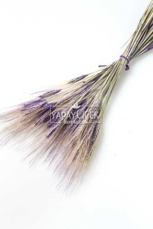 Kuru Başak Demeti Koyu Mor - Yapay Çiçek Sitesi