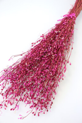 Kuru Çiçek Tomurcuk Otu Demeti 45 cm Pembe - Yapay Çiçek Sitesi