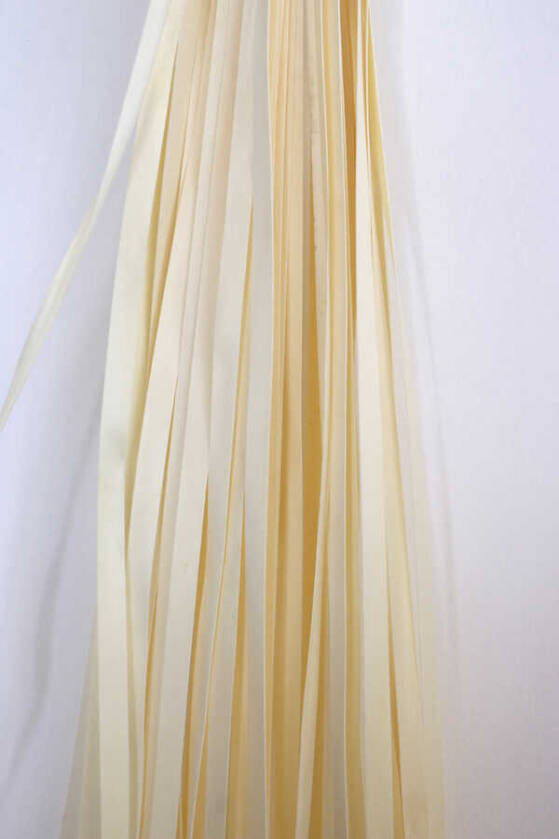 Kuru Şerit Püskül Demet 130 cm Naturel - 2