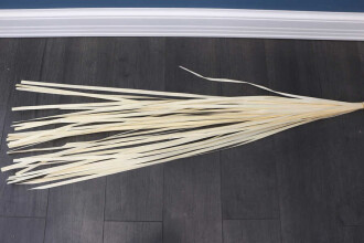 Kuru Şerit Püskül Demet 130 cm Naturel - 3