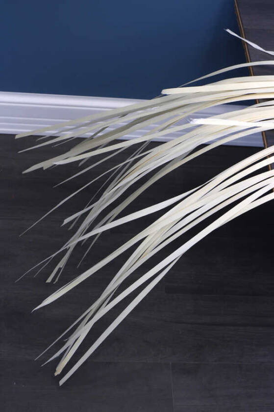 Kuru Şerit Püskül Demet 130 cm Naturel - 4