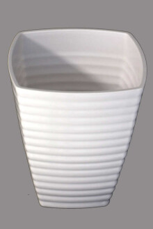 Melamin Saksı Model 3 Beyaz - 2