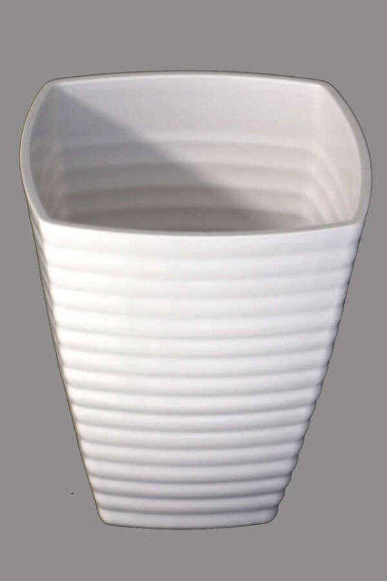 Melamin Saksı Model 3 Beyaz - 2