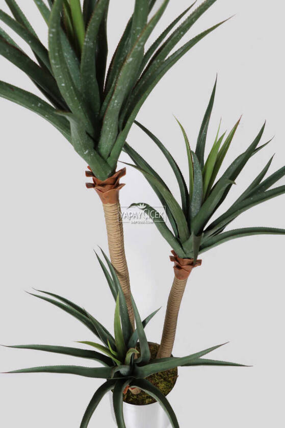 Metal Saksıda Yapay Yucca Ağacı Artificial Foilage 145 cm - 2