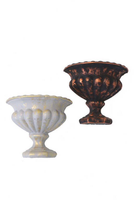 Mini Antik Meşale Duvar Apligi Tombul Model 2li Set - 1