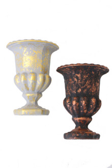 Mini Antik Meşale Duvar Apligi Uzun Model 2li Set - Yapay Çiçek Sitesi