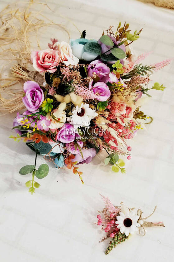 Moriya Gelin Buketi 2li Set - 3