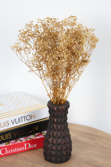 Şoklanmis Cipso Demeti Bej-Krem - Yapay Çiçek Sitesi