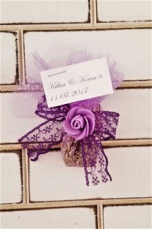 Söz Nişan Nikah Kına Mevlit Bebek Lavanta Kesesi Mor - Yapay Çiçek Sitesi