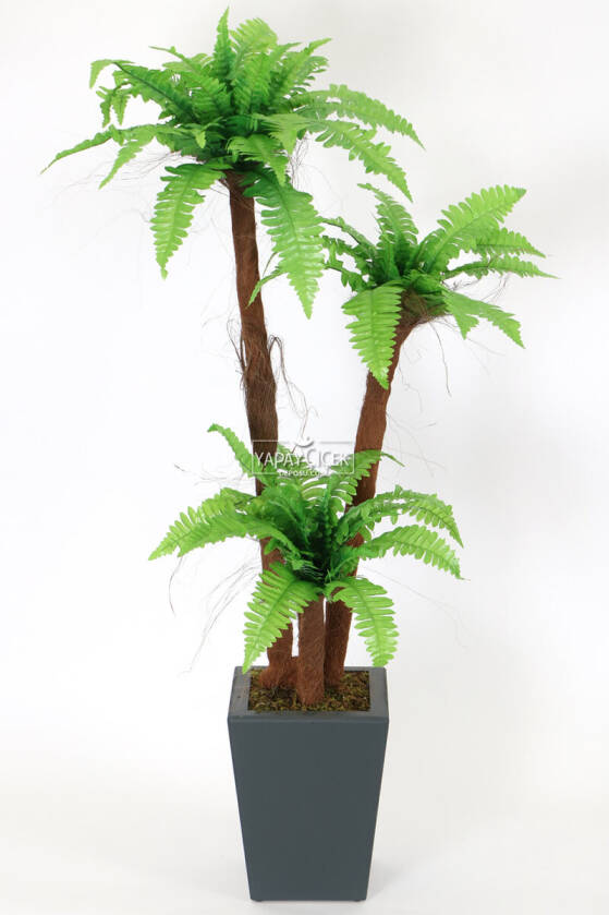 Yapay 3 Gövdeli Eko Fujer Ağacı 130 cm - 2
