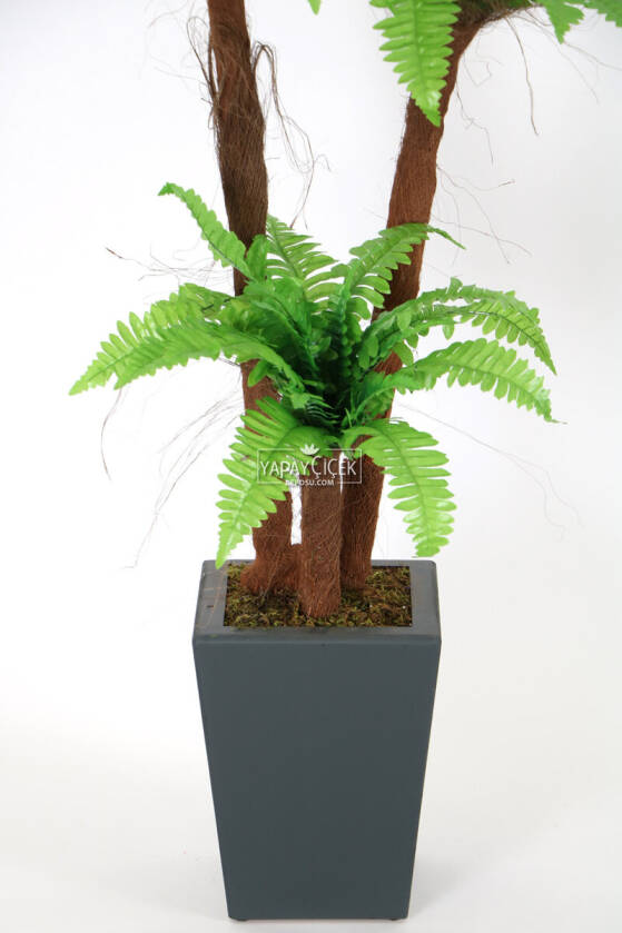 Yapay 3 Gövdeli Eko Fujer Ağacı 130 cm - 3