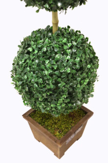 Yapay Ağaç Dekoratif 2 Katlı Küçük Top Şimşir 70 cm - Yapay Çiçek Sitesi