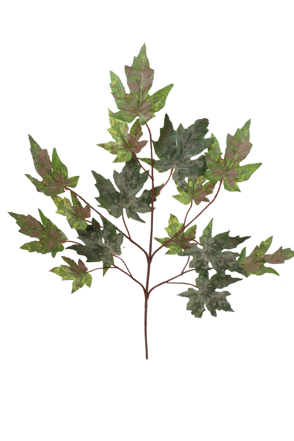 Yapay Akça Ağacı Dalı 70 cm Kahve-Yeşil - 1