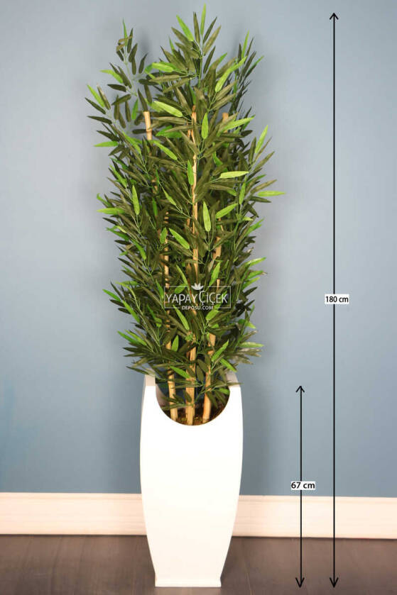 Yapay Bambu Ağacı 7 Gövdeli 180 cm Model 23 - 1