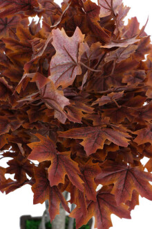 Yapay Bodur Çınar Ağacı 110 cm Kiremit - 3