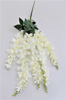 Yapay Çiçek 5li Sarkan Sümbül Beyaz - 3