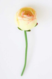 Yapay Çiçek Küçük Tek Dal Şakayık Gül Somon - Yapay Çiçek Sitesi