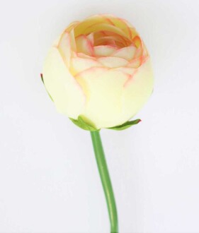 Yapay Çiçek Küçük Tek Dal Şakayık Gül Somon - 2