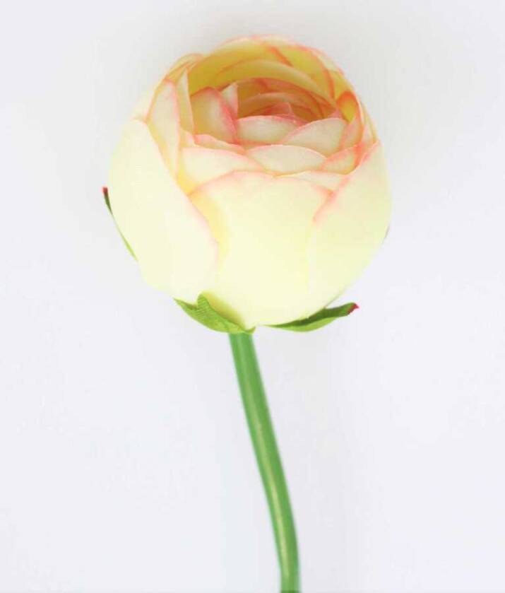 Yapay Çiçek Küçük Tek Dal Şakayık Gül Somon - 2