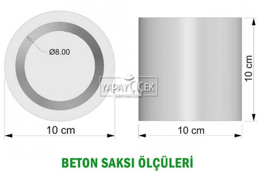 Yapay Çiçek Saksıda Sarkan Sarmaşık 60 cm Yeşil - 4