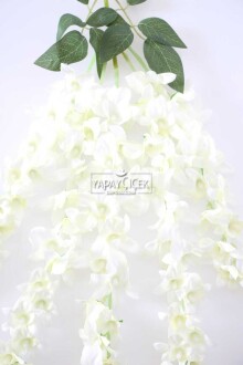 Yapay Çiçek Sarkan Begonvil Çiçeği 60 cm Kırık Beyaz - 2