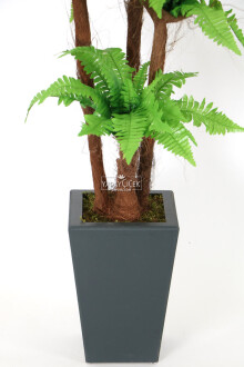 Yapay Eko Fujer Ağacı 2li Set 130 cm ve 155 cm - 3