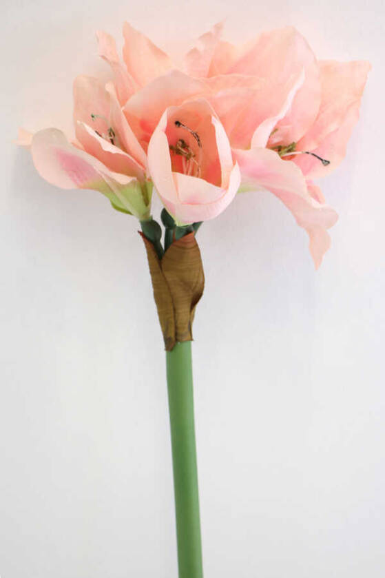 Yapay Kaliteli Japon Glayör Çiçeği 75 cm Açık Pembe - 1