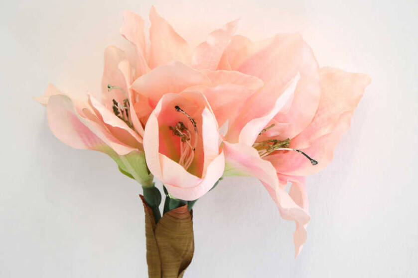 Yapay Kaliteli Japon Glayör Çiçeği 75 cm Açık Pembe - 2